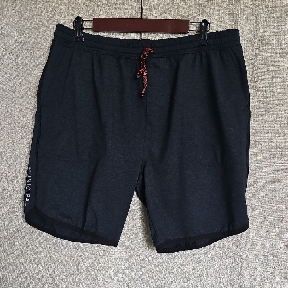 Municipal Mens Athletic Shorts with Contrast Drawstring